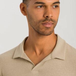 CAMISETA POLO LINO ALGODON HANRO